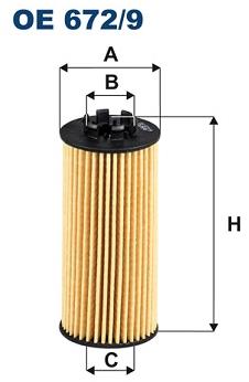 FILTRON Olejový filter OE 672/9