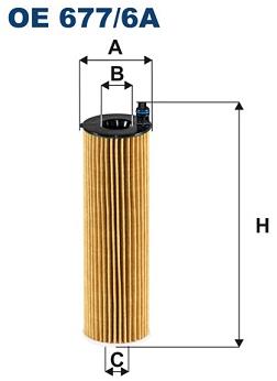FILTRON Olejový filter OE 677/6A