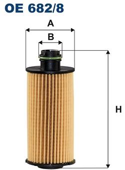 FILTRON Olejový filter OE 682/8