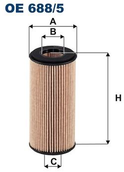 FILTRON Olejový filter OE 688/5