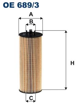 FILTRON Olejový filter OE 689/3
