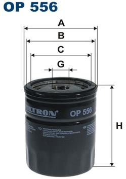 FILTRON Olejový filter OP 556