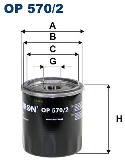 FILTRON Olejový filter OP 570/2