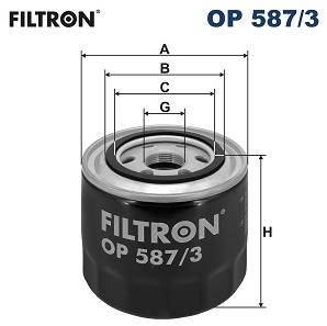 FILTRON Olejový filter OP 587/3