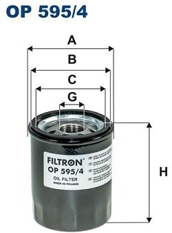 FILTRON Olejový filter OP 595/4