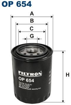 FILTRON Olejový filter OP 654