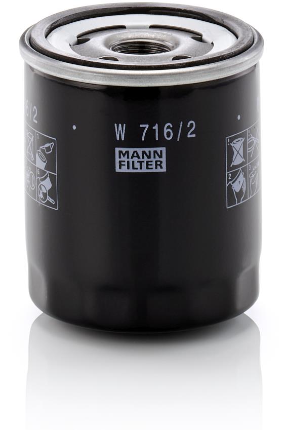 MANN-FILTER Olejový filter W 716/2