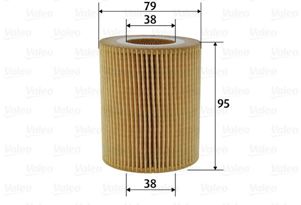 VALEO Olejový filter 586609