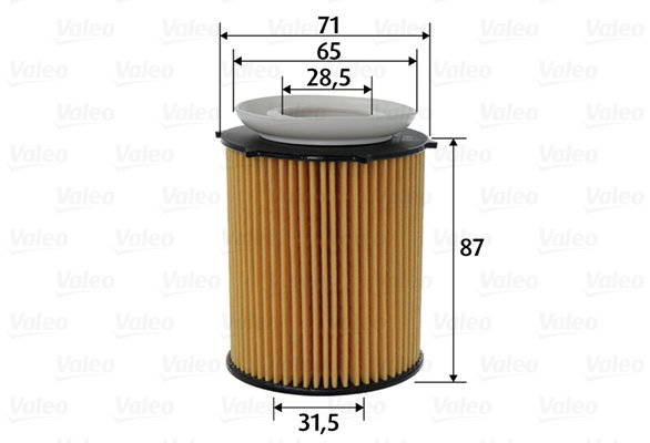 VALEO Olejový filter 586618