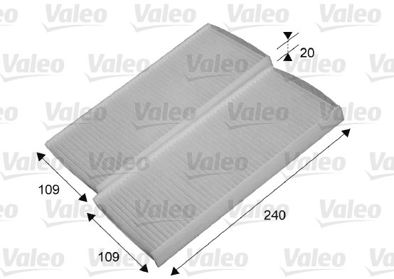 VALEO Filter, vzduch v interiéri 715649
