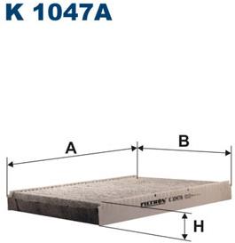 FILTRON Filter, vzduch v interiéri K 1047A
