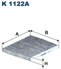 FILTRON Filter, vzduch v interiéri K 1122A