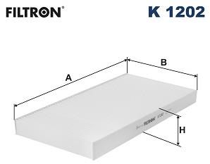 FILTRON Filter, vzduch v interiéri K 1202