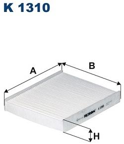 FILTRON Filter, vzduch v interiéri K 1310