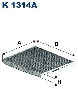 FILTRON Filter, vzduch v interiéri K 1314A