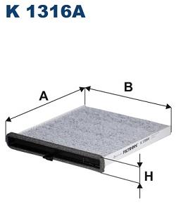 FILTRON Filter, vzduch v interiéri K 1316A