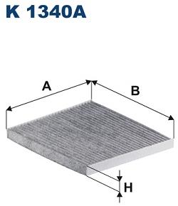 FILTRON Filter, vzduch v interiéri K 1340A