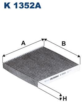 FILTRON Filter, vzduch v interiéri K 1352A