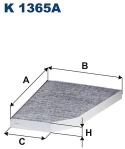 FILTRON Filter, vzduch v interiéri K 1365A