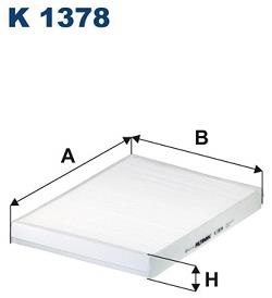 FILTRON Filter, vzduch v interiéri K 1378