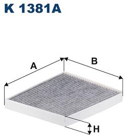 FILTRON Filter, vzduch v interiéri K 1381A