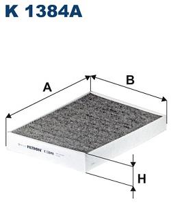 FILTRON Filter, vzduch v interiéri K 1384A