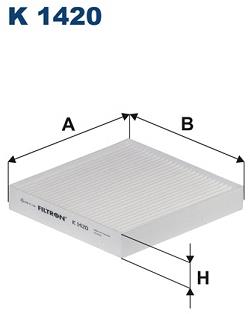 FILTRON Filter, vzduch v interiéri K 1420