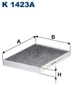 FILTRON Filter, vzduch v interiéri K 1423A