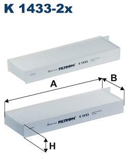 FILTRON Filter, vzduch v interiéri K 1433-2x