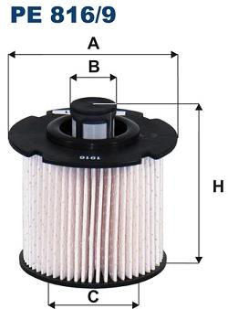 FILTRON Palivový filter PE 816/9