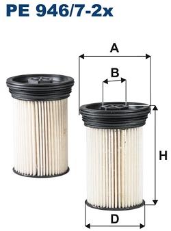 FILTRON Palivový filter PE 946/7-2x