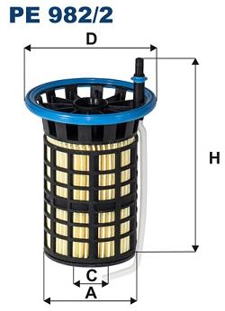 FILTRON Palivový filter PE 982/2
