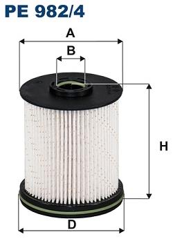 FILTRON Palivový filter PE 982/4
