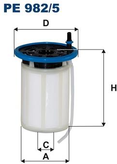 FILTRON Palivový filter PE 982/5