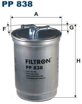 FILTRON Palivový filter PP 838