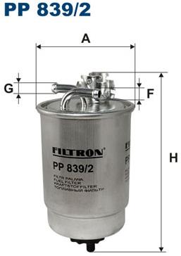 FILTRON Palivový filter PP 839/2
