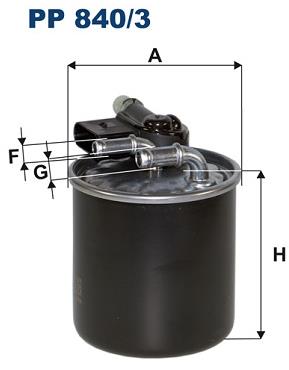 FILTRON Palivový filter PP 840/3
