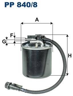FILTRON Palivový filter PP 840/8