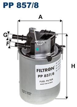FILTRON Palivový filter PP 857/8