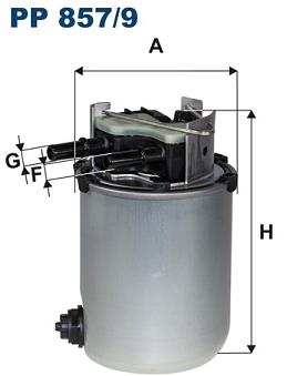 FILTRON Palivový filter PP 857/9