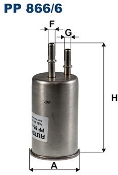 FILTRON Palivový filter PP 866/6
