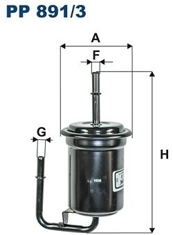 FILTRON Palivový filter PP 891/3