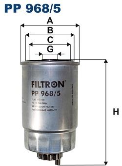 FILTRON Palivový filter PP 968/5