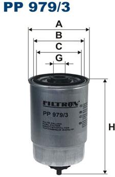 FILTRON Palivový filter PP 979/3