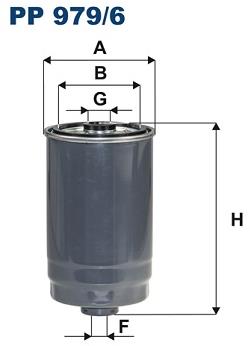 FILTRON Palivový filter PP 979/6