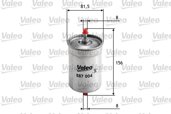 VALEO Palivový filter 587004