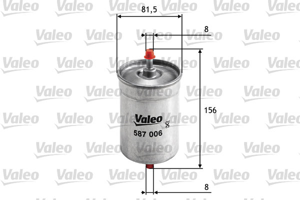 VALEO Palivový filter 587006