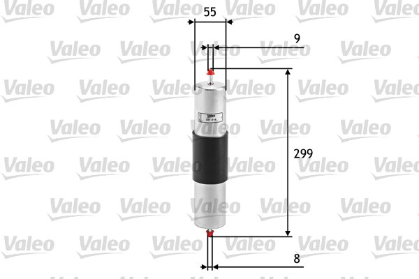 VALEO Palivový filter 587014