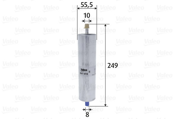 VALEO Palivový filter 587074