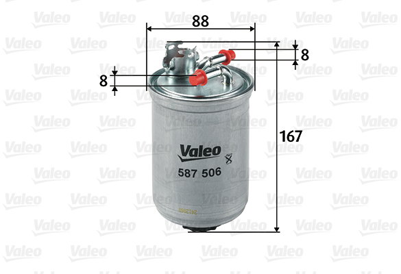 VALEO Palivový filter 587506